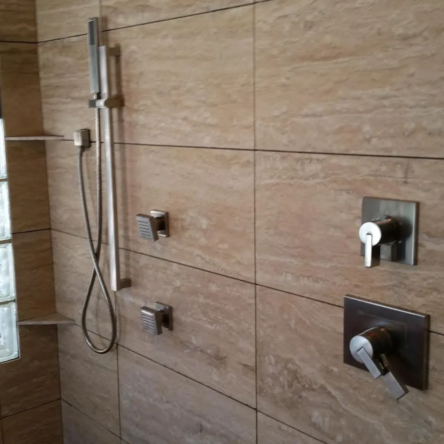 Shower fixture installation for Water Heater Replacement in Westchase